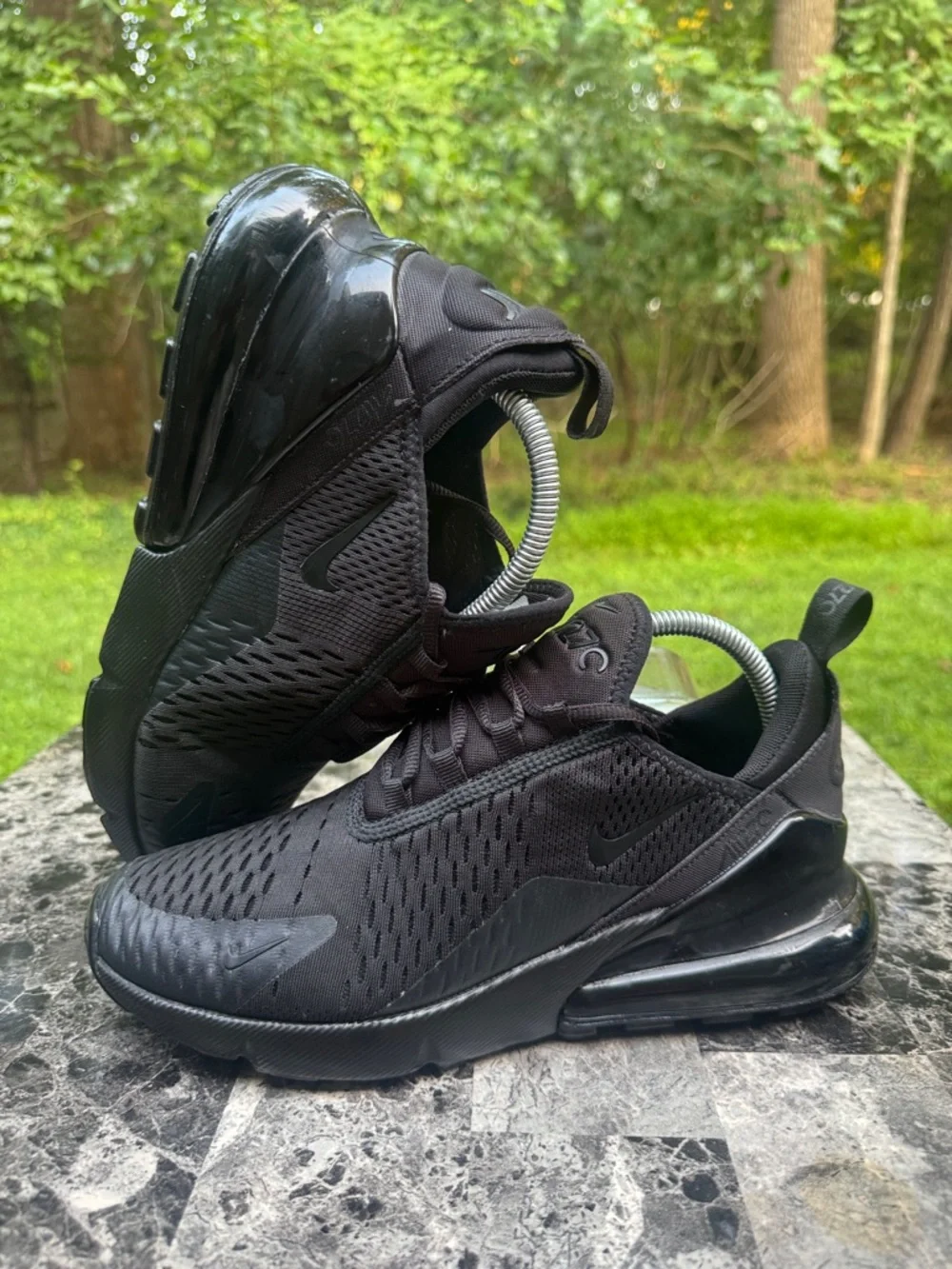Nike Air Max 270 Triple Black AH8050-005 Men's Size 8